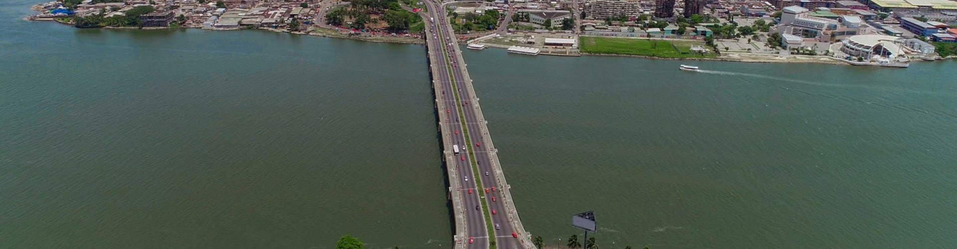 Luxury vehicle on Abidjan street
