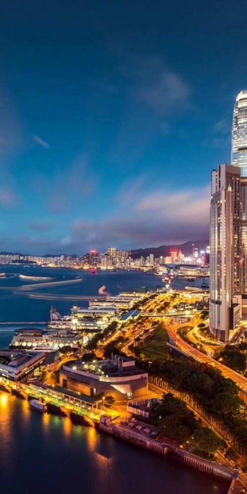 Luxury car interior, Hong Kong