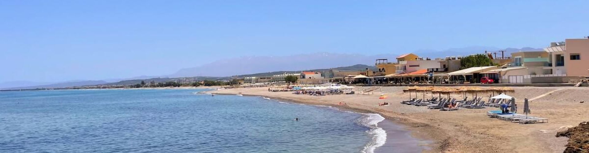 Luxury limousine on Kolimvari coast