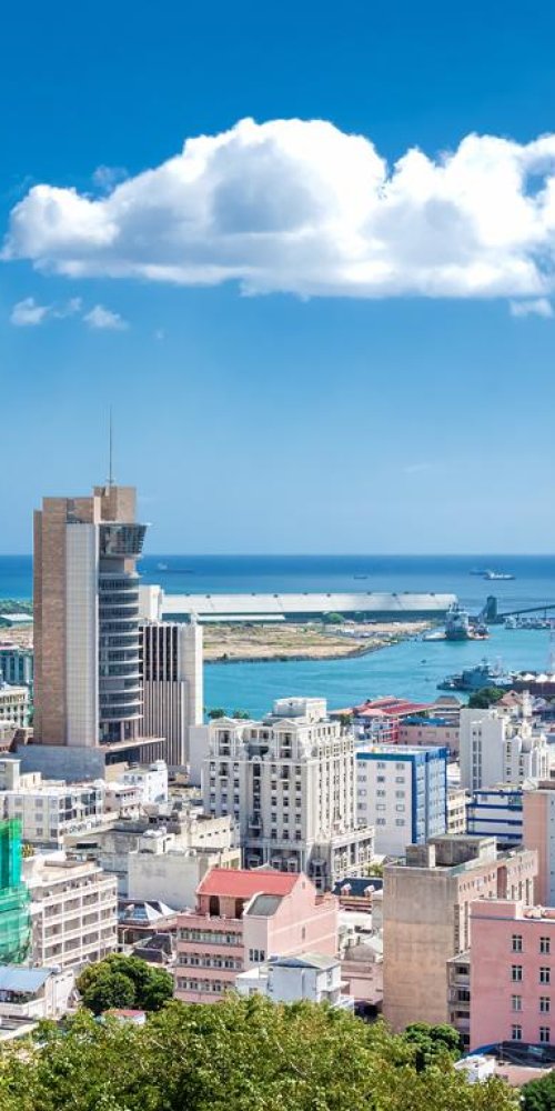 Luxury car interior in Port Louis