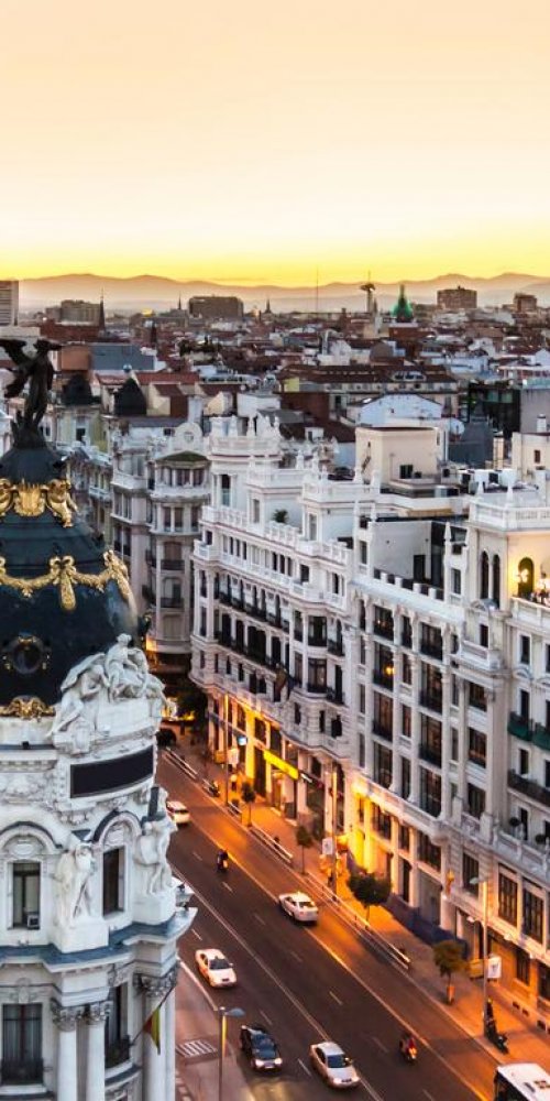 Luxury vehicle interior in Madrid