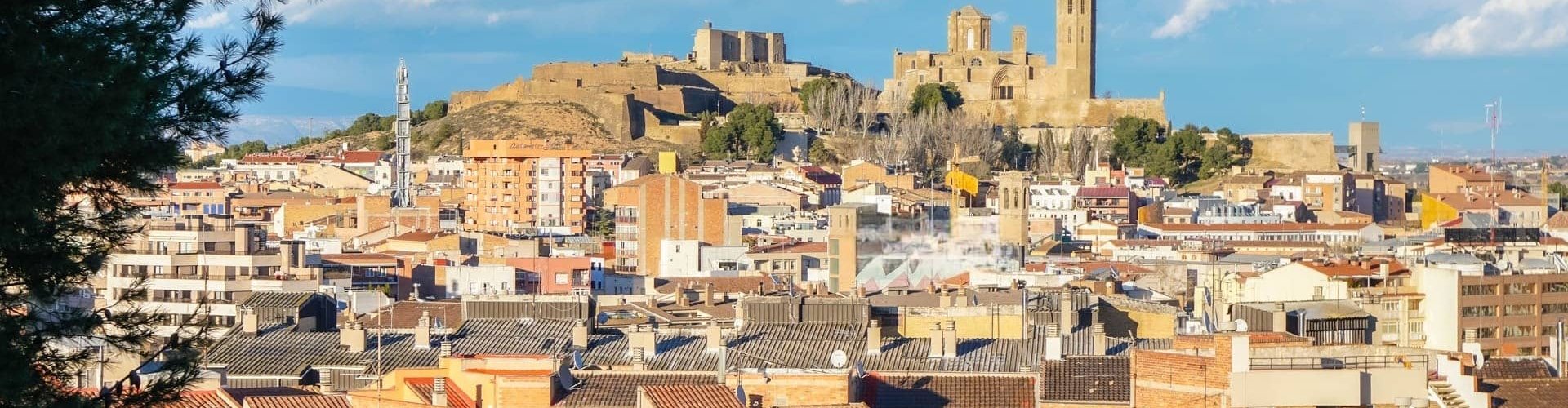 Luxury car on Lleida streets
