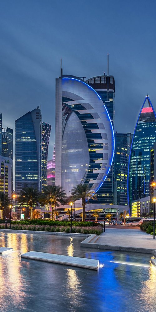 Luxury car interior in Doha