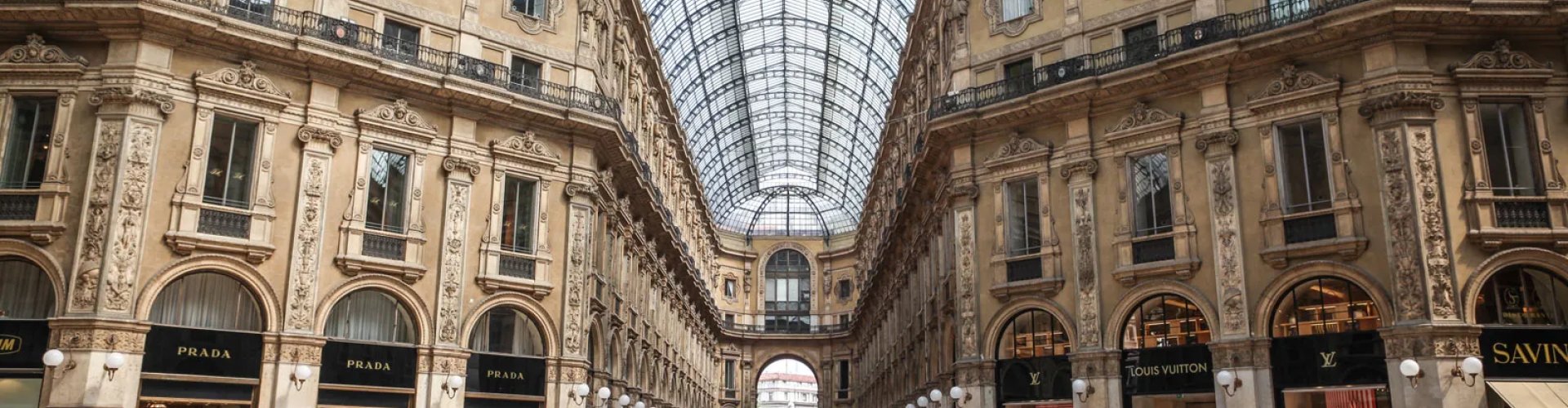 Luxury Car And Milan Skyline