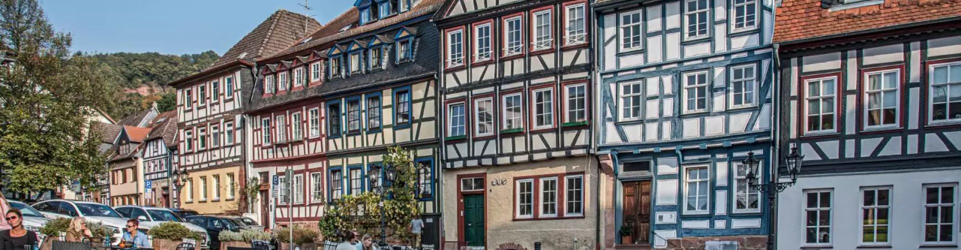 Luxury limousine parked in Gelnhausen