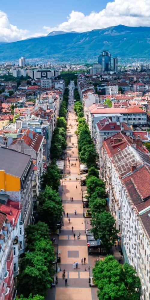 Luxury vehicle interior in Sofia