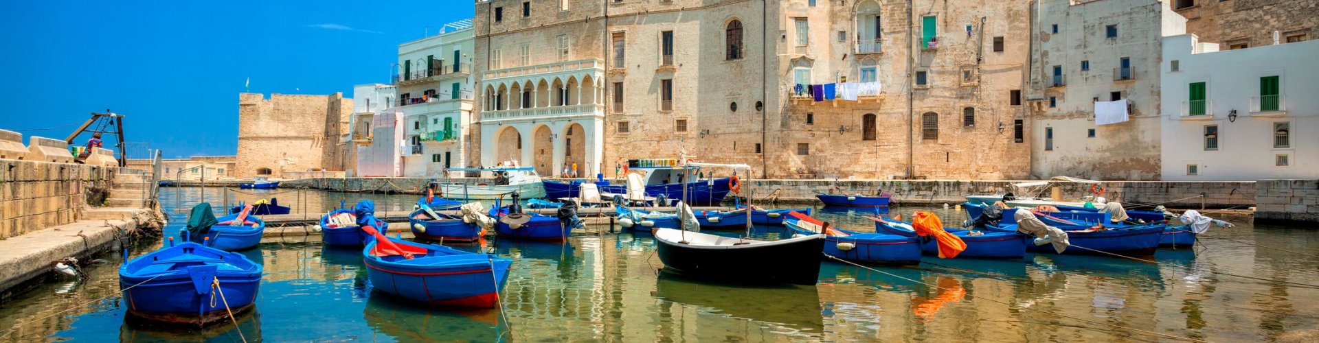 Luxury limousine parked in Monopoli