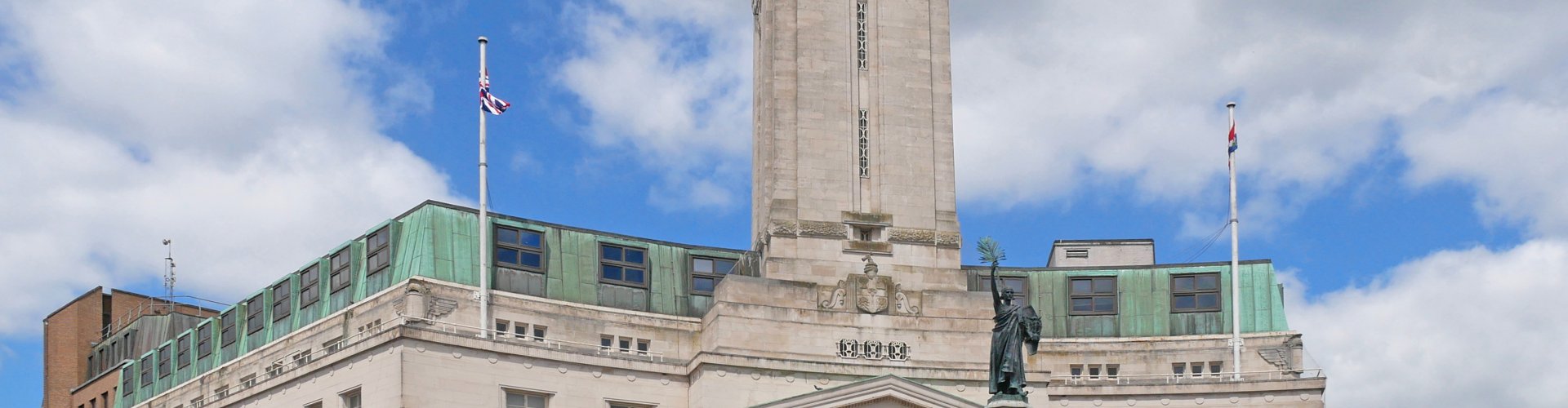 Luxury limousine arriving in Luton