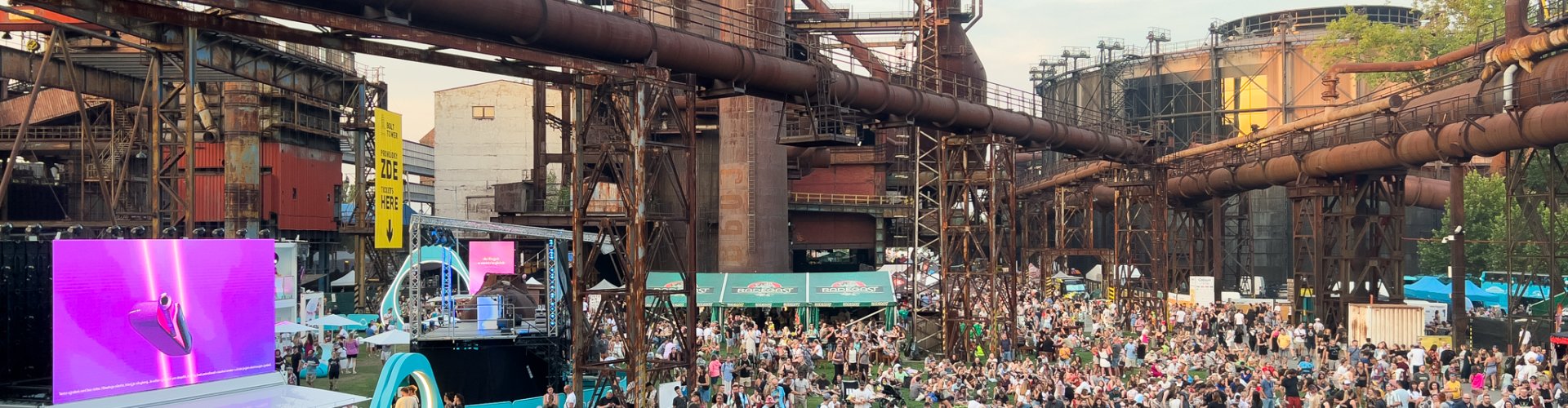 Luxury limousine in Ostrava skyline