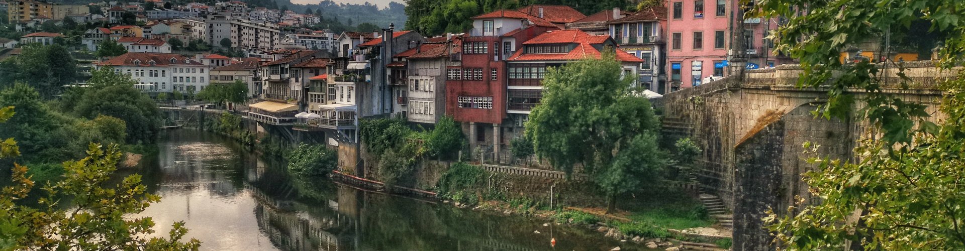 Luxury limousine on the street of Amarante