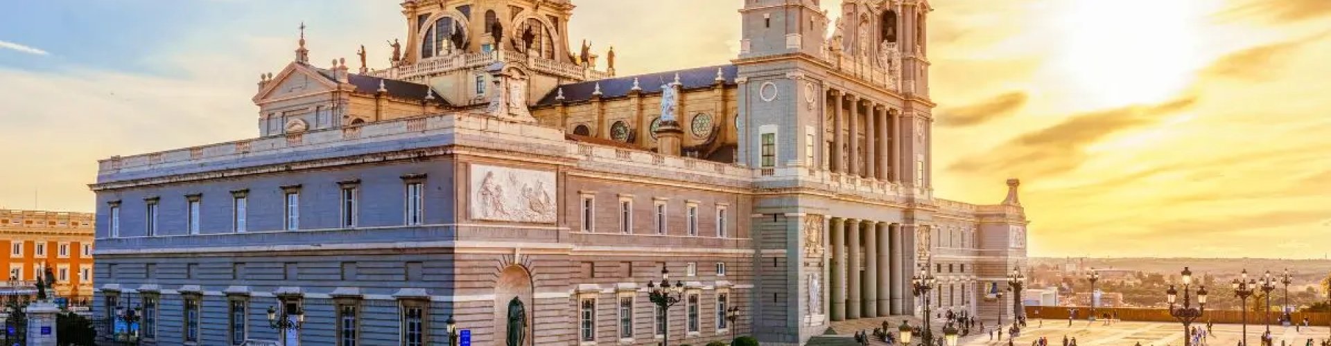 Luxury car on Madrid streets