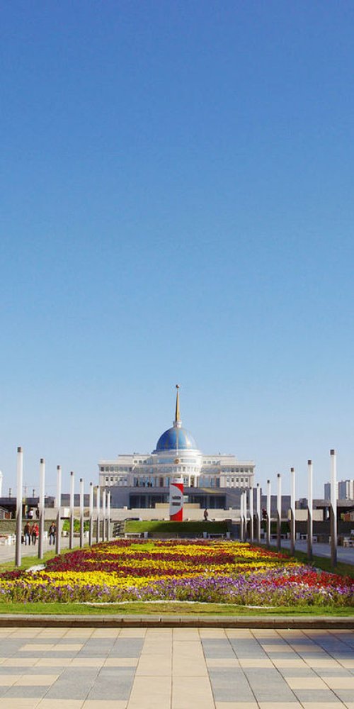 Luxury car interior in Astana