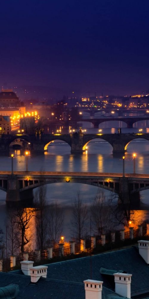 Luxury vehicle interior in Prague