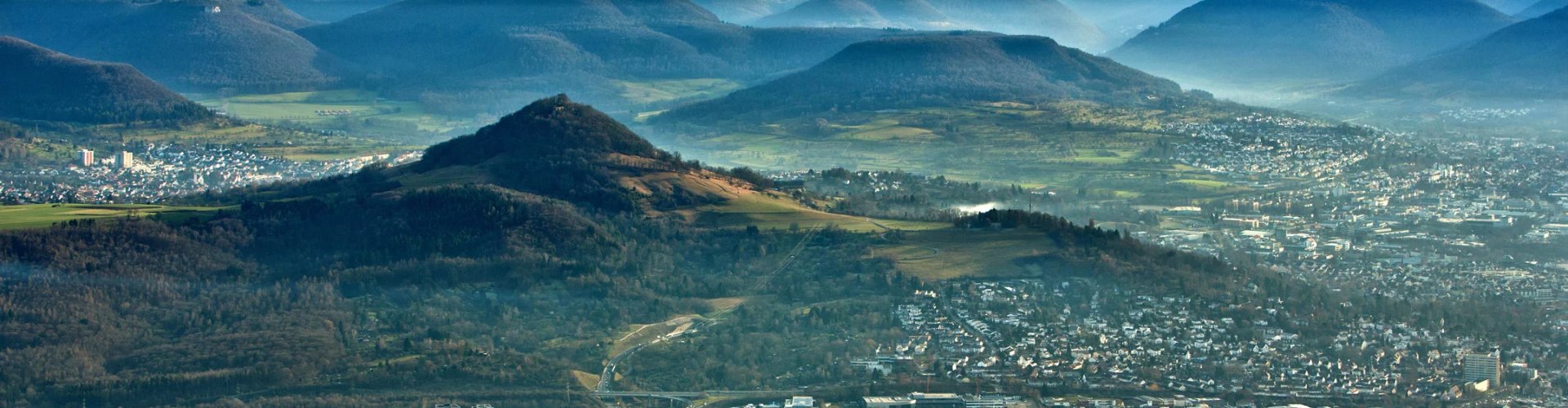 Luxury limousine driving through Reutlingen