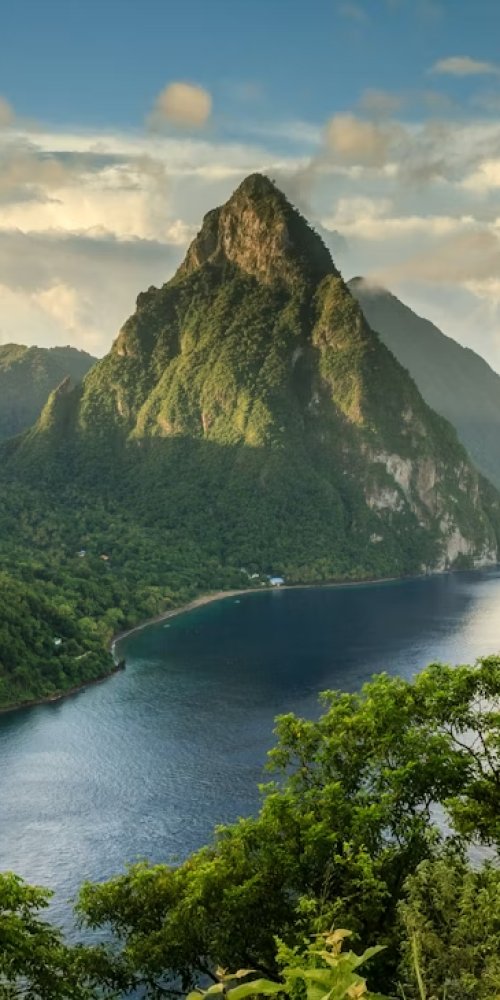 Luxury car interior in Saint Lucia